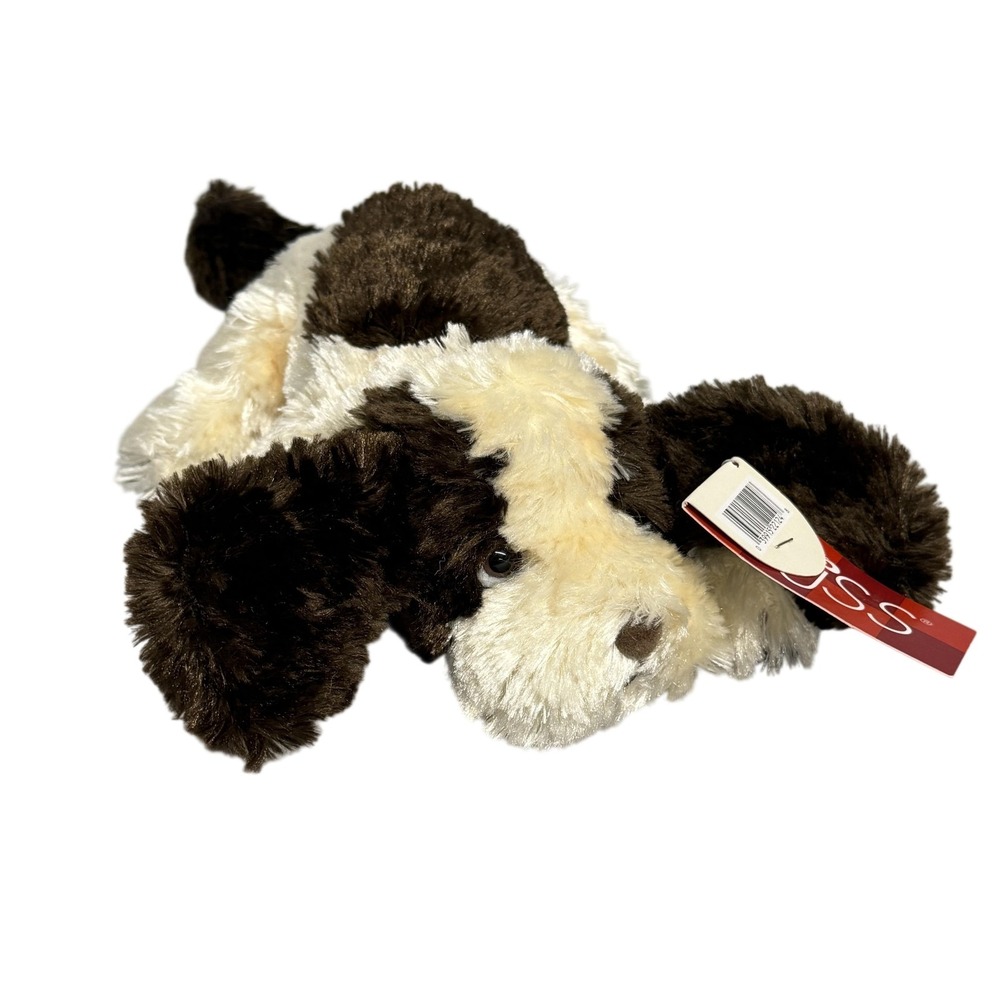 Russ Gimlet Dog Plush Small Stuffed Animal Brown Cream Floppy Puppy Cute Toy